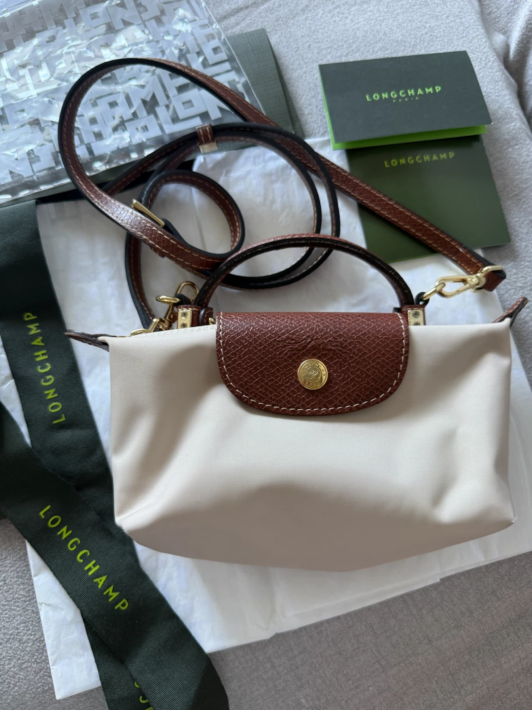 Authentic Longchamp Le Pliage Pouch
