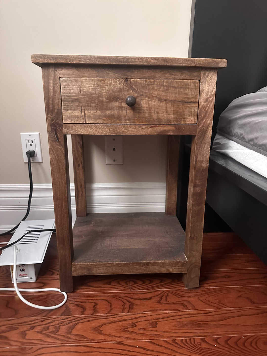 Moving sale-2 Wood Nightstand with Drawer - photo 4