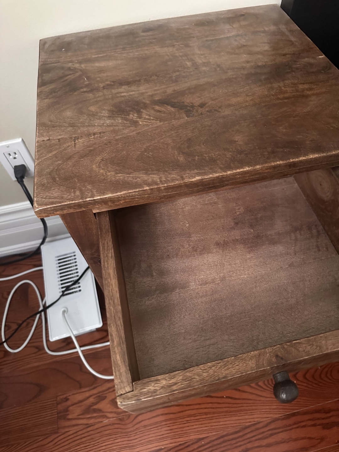 Moving sale-2 Wood Nightstand with Drawer - photo 3