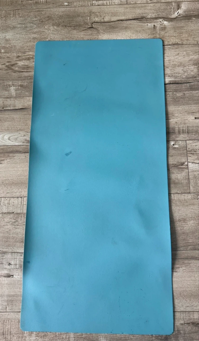Blue desk mat