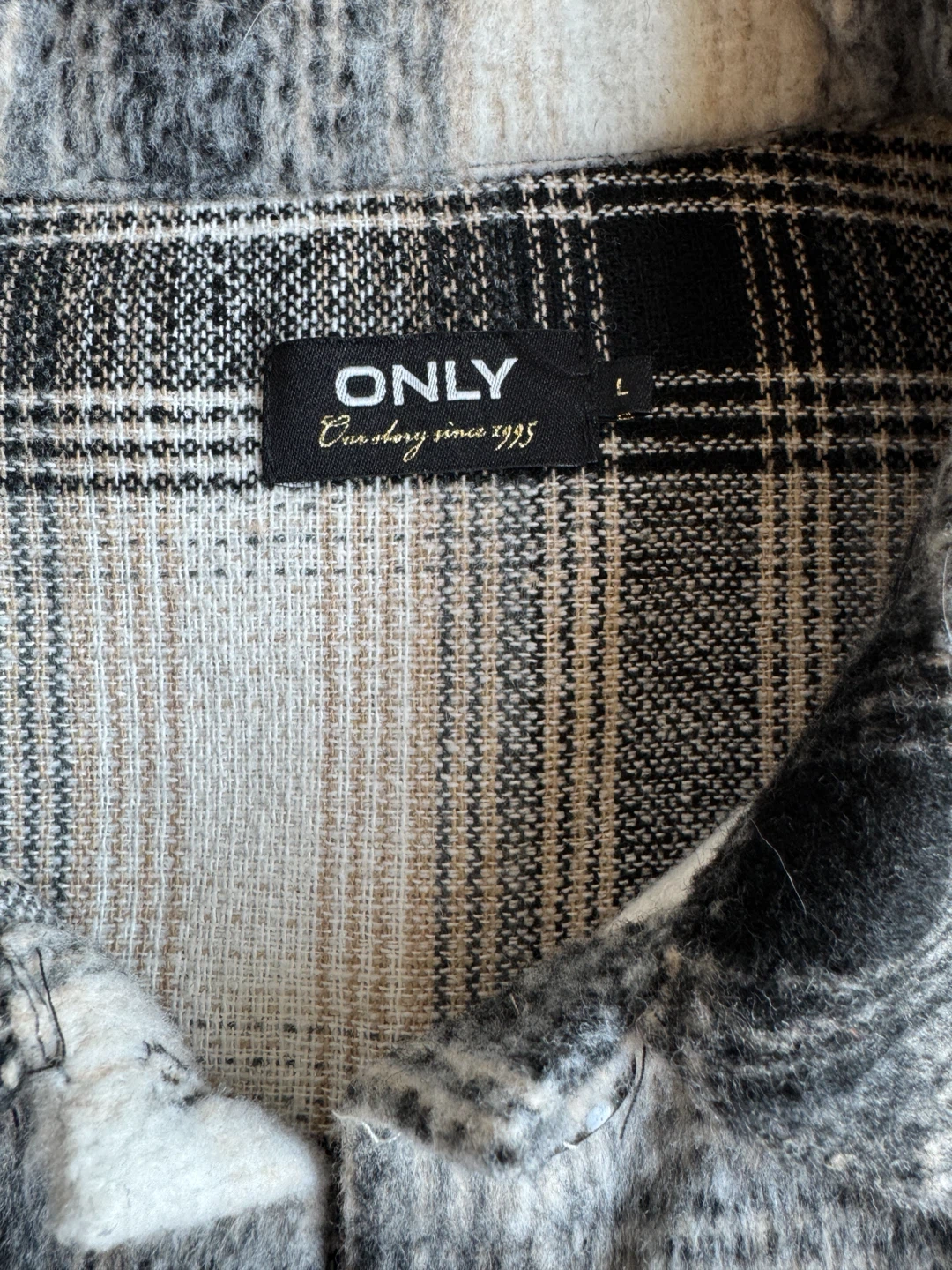 ONLY Plaid Flannel Shirt Jacket - photo 3