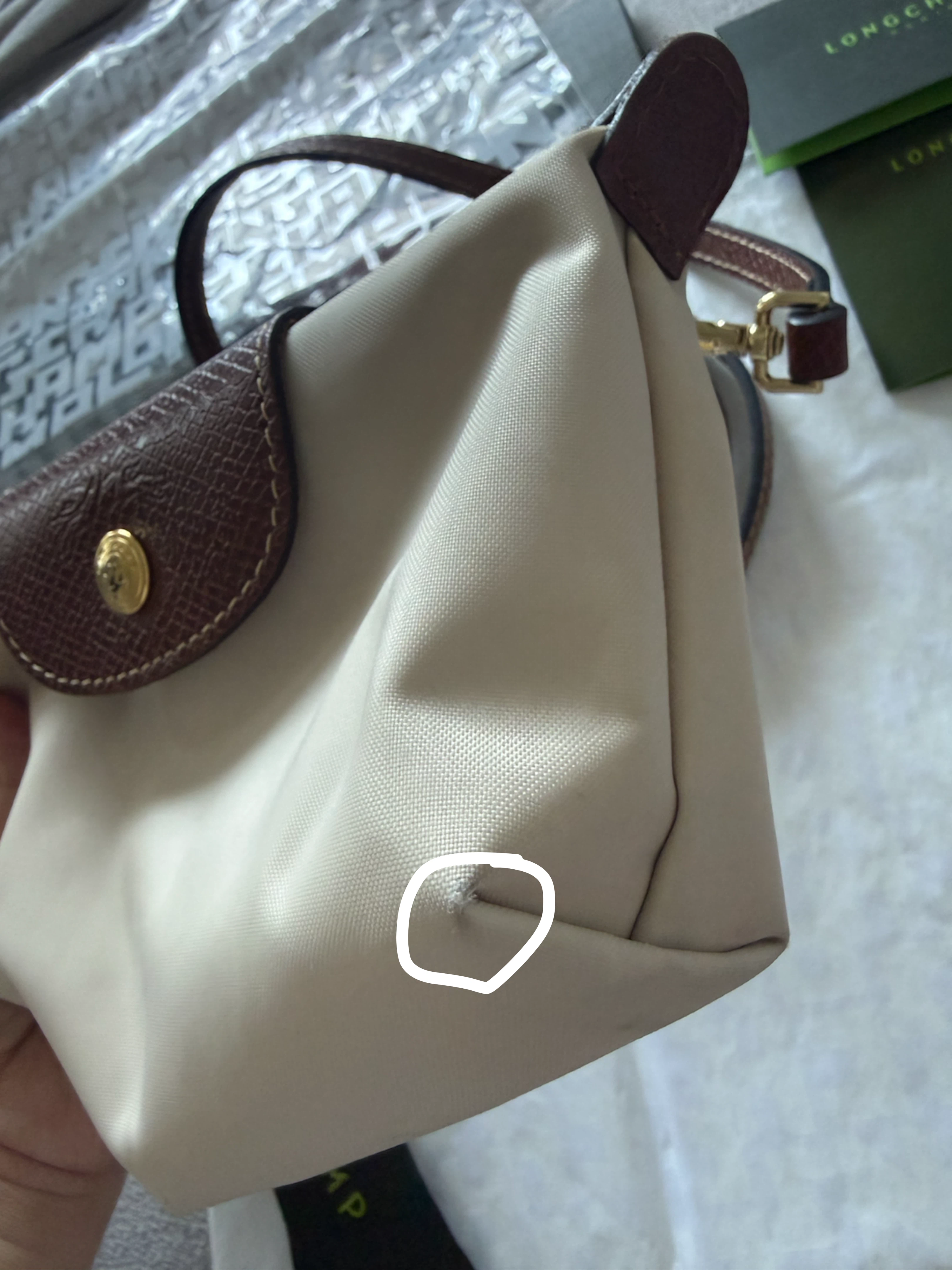 Authentic Longchamp Le Pliage Pouch - photo 5