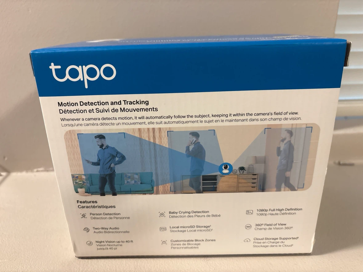 Brand new Tapo C200 Pan/Tilt Home Security Wi-Fi Camera - photo 4