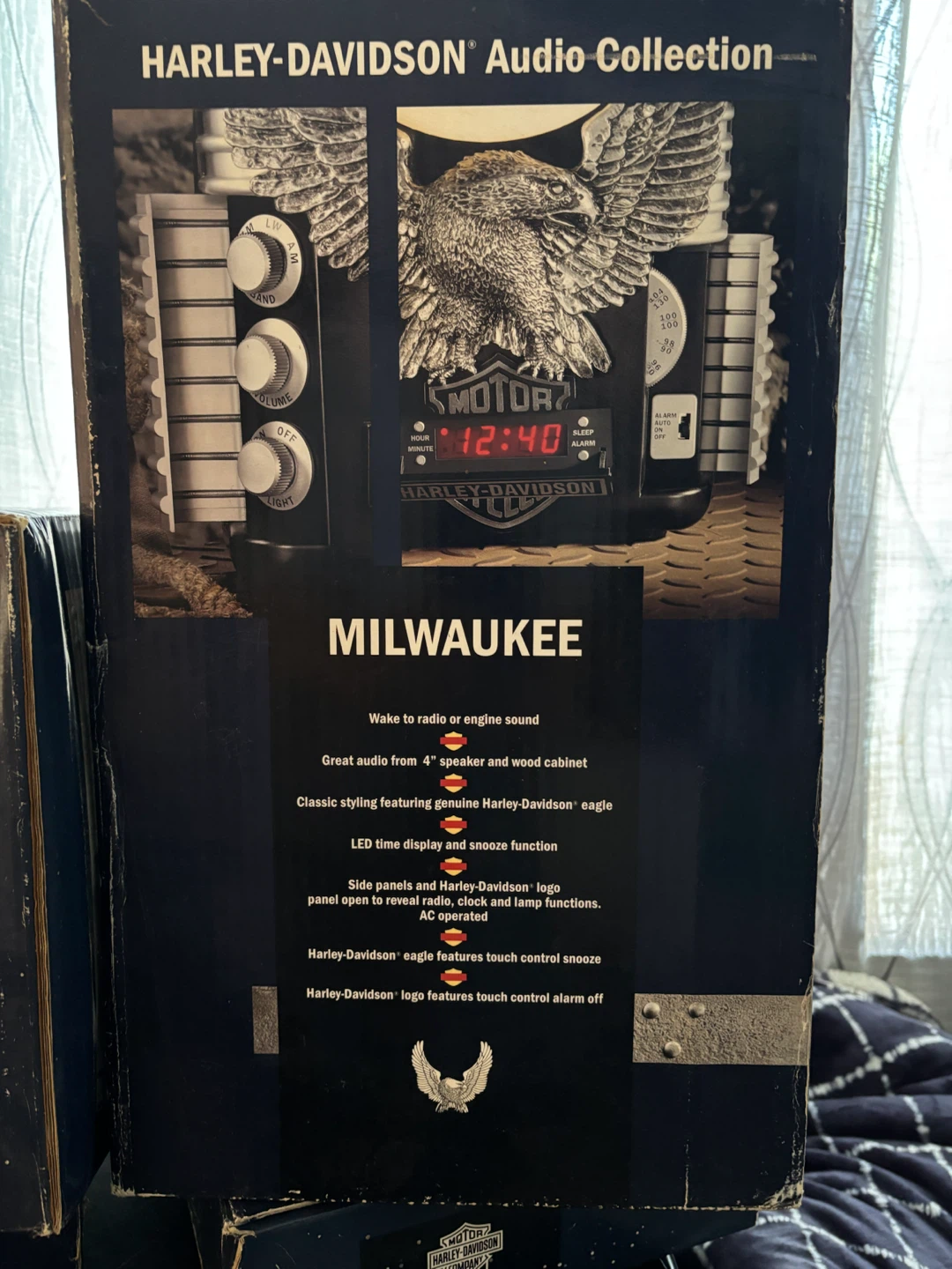 Harley-Davidson "Milwaukee" AM/FM Radio with Alarm and Light - photo 5