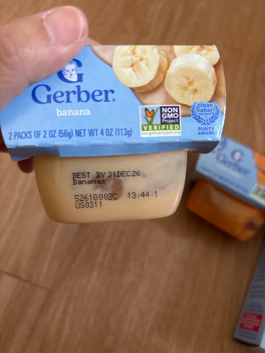 Gerber Baby Food Cups - Banana, Sweet Potato, Rice Cereal - photo 3
