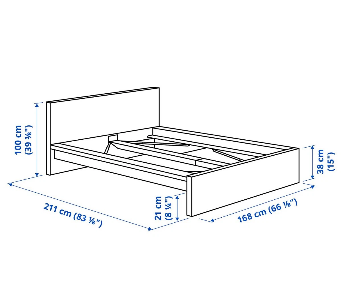 IKEA MALM Bed Frame - Black ( Queen ) - photo 4