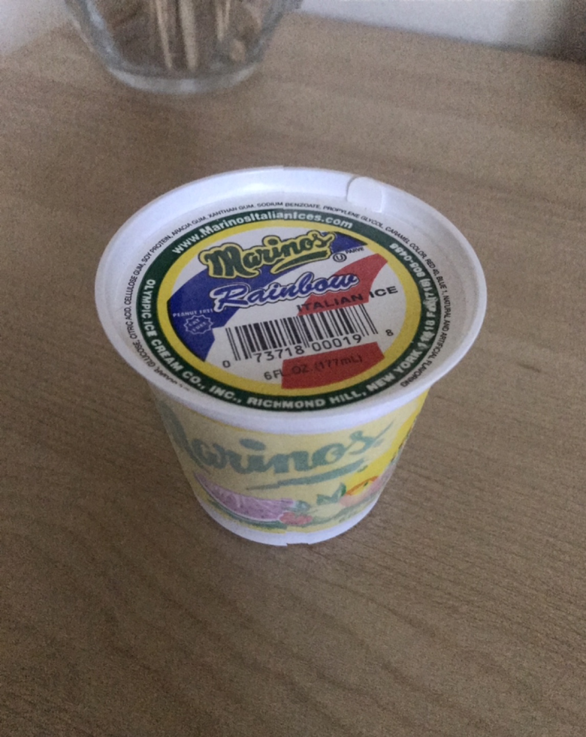 Marinos Italian Ice Cups x 3