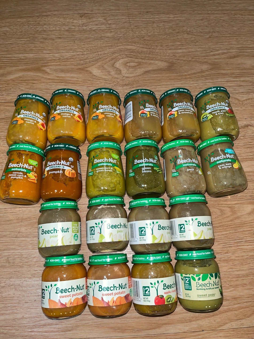 Beech-Nut Organics Baby Food Jars (Assorted Flavors)
