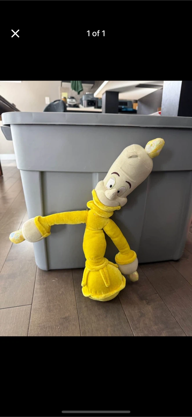 Plush Lumiere Lamp Toy