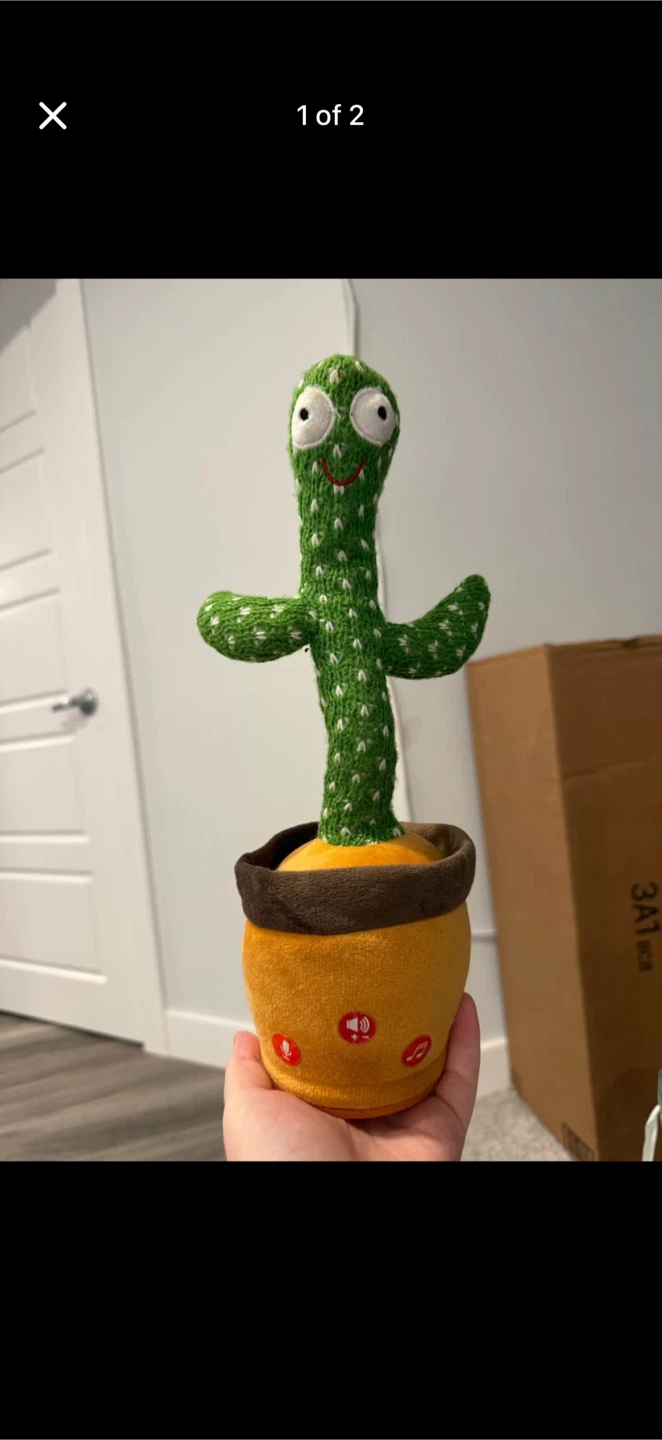 Talking Dancing Cactus Toy