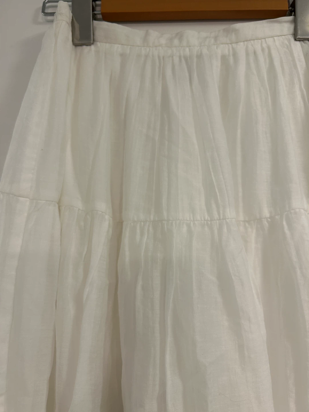 White Tiered Maxi Skirt - photo 3