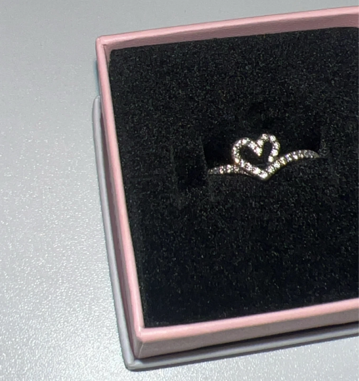 Pandora Sparkling Heart Ring - photo 2