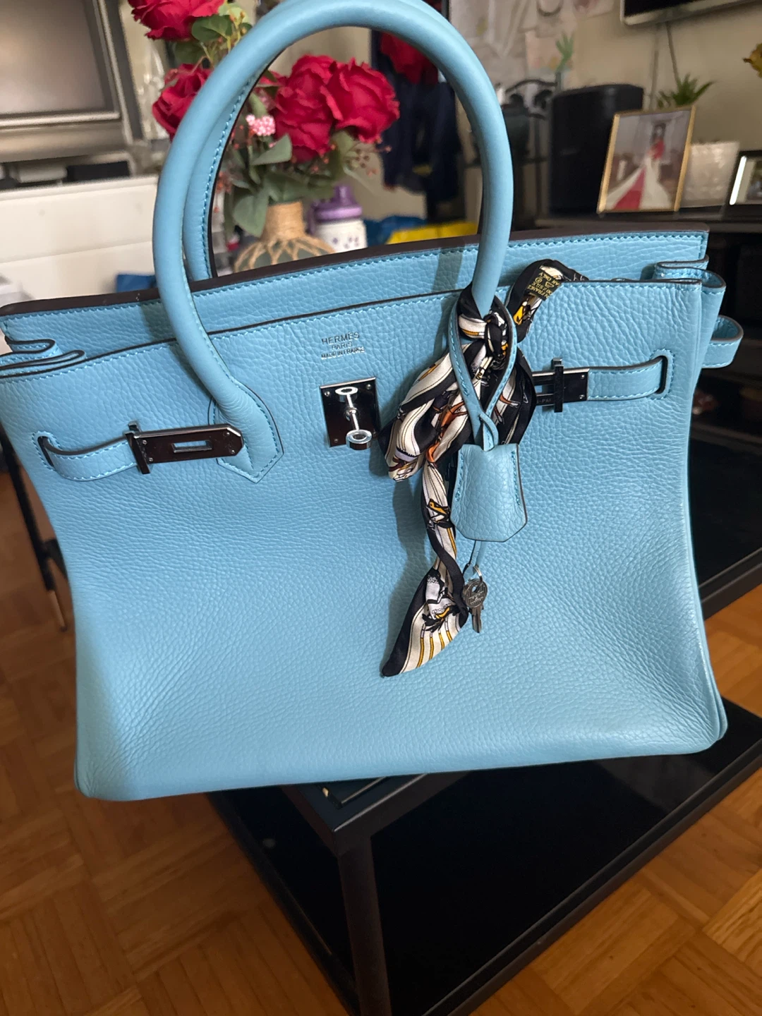 Hermès Paris Leather Handbag