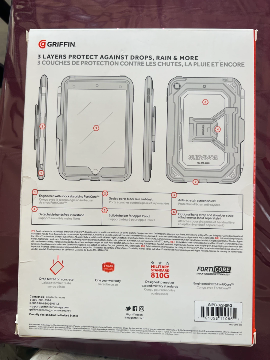 Survivor Griffin Ali-Terrain iPad mini (2019) cover