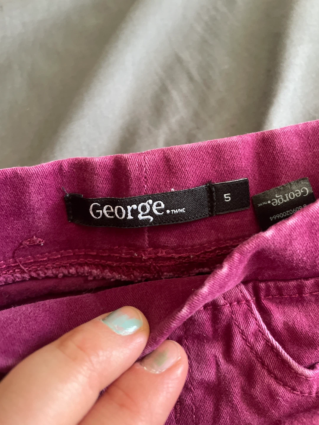 George Kids Magenta Pants Size 5 - photo 2