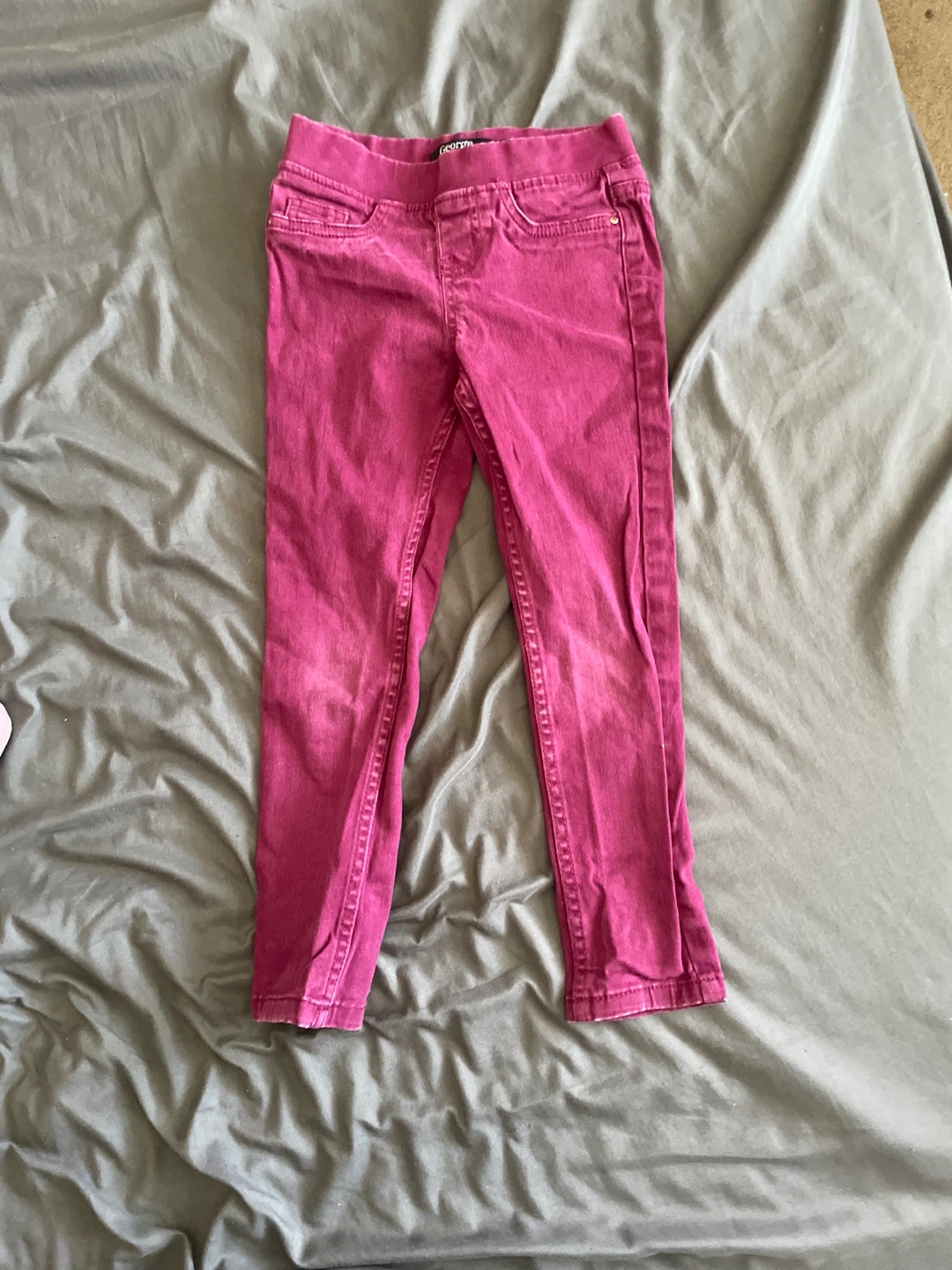 George Kids Magenta Pants Size 5