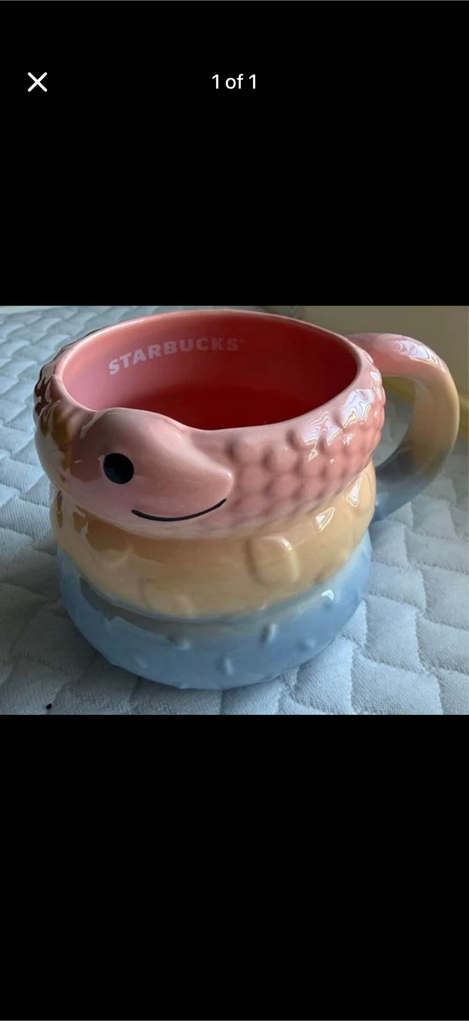 Starbucks Ceramic snake Mug
