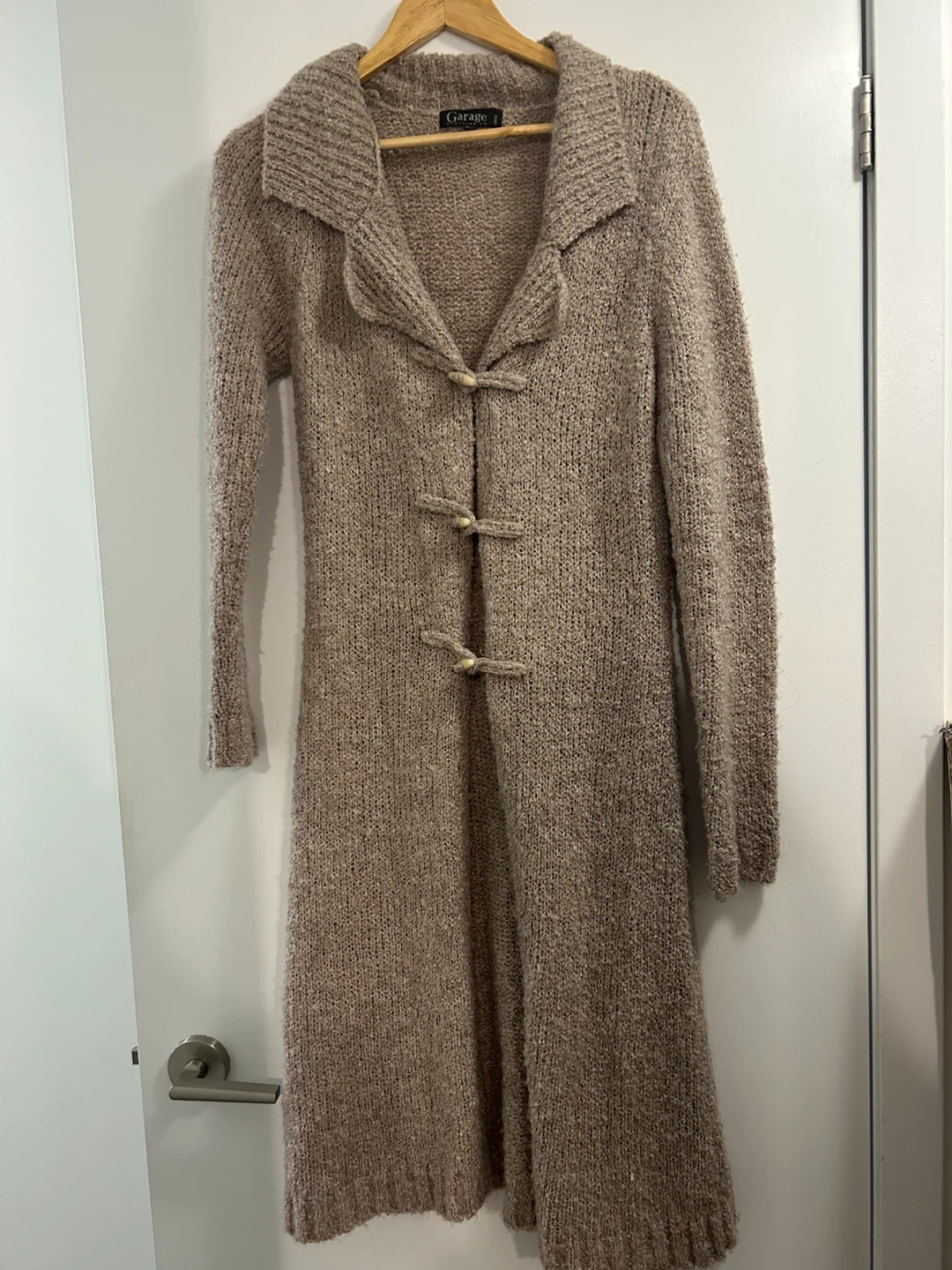 2000s Garage Long Knit Cardigan