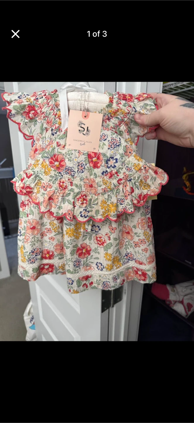 Sister Jane Girl Floral Smocked Dress