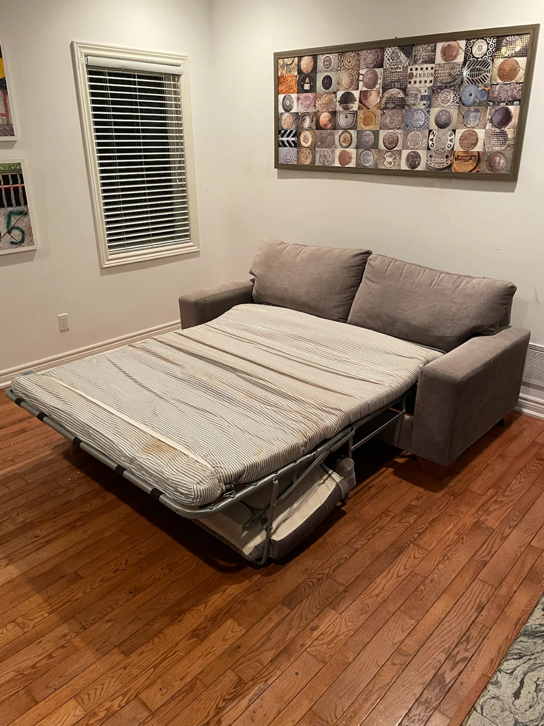 Grey Sofa Bed / Futon - photo 4