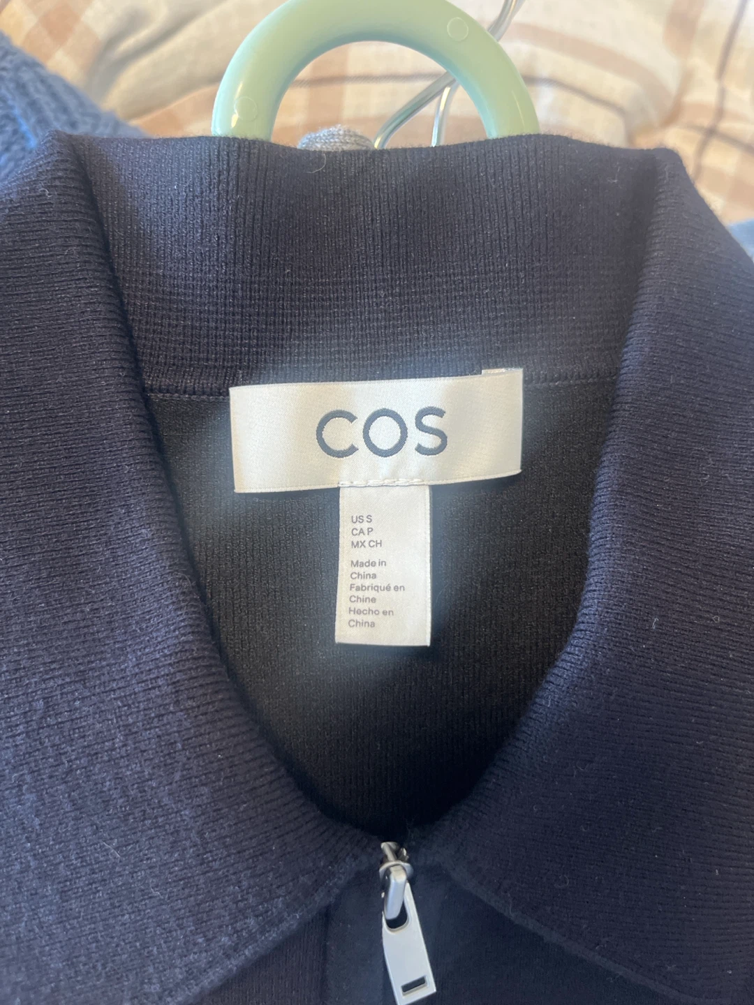 COS Full Zip Jacket - Navy - photo 2