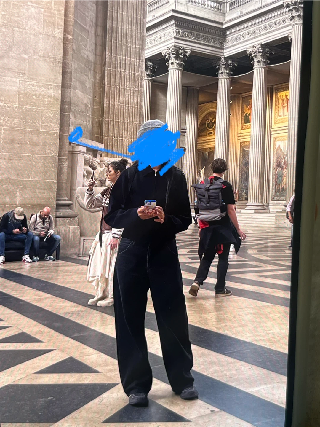 COS Full Zip Jacket - Navy - photo 3