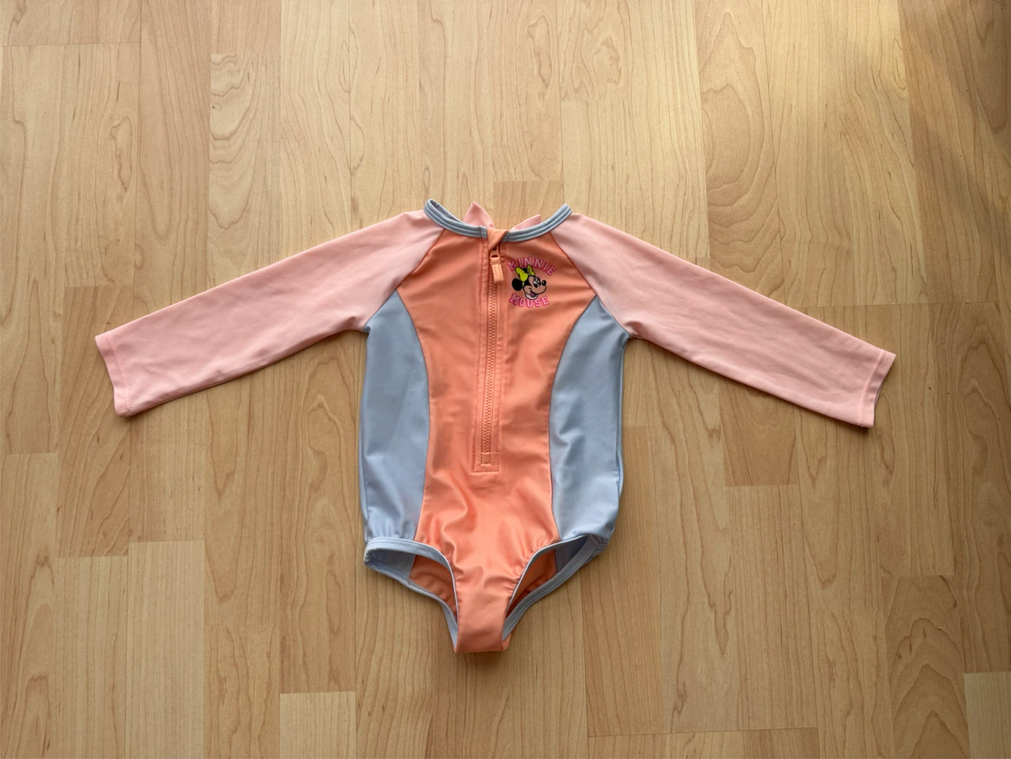 H&M Minnie Mouse Long-Sleeved Swimsuit - 6-12M
