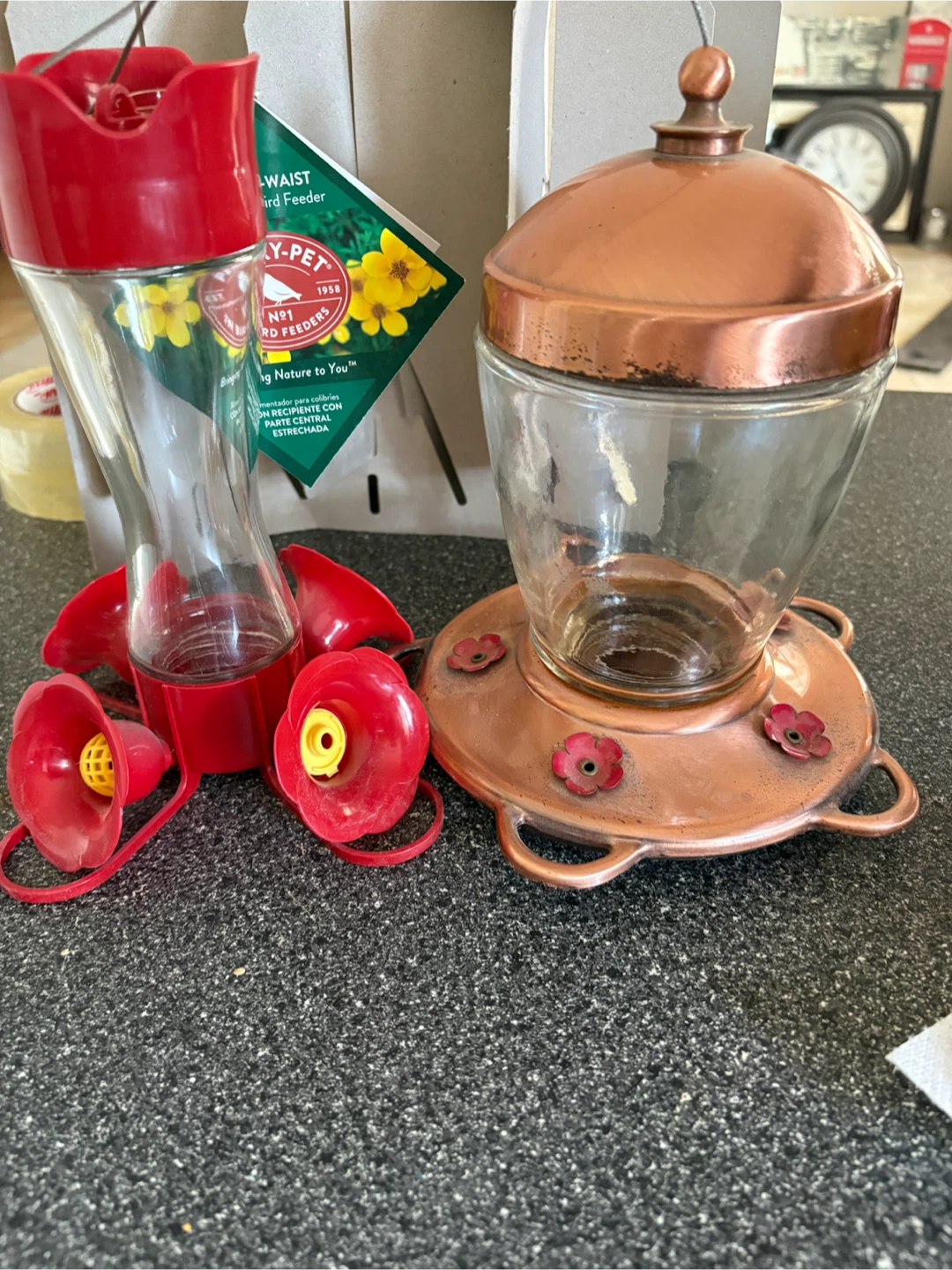 2 Hummingbird Feeders