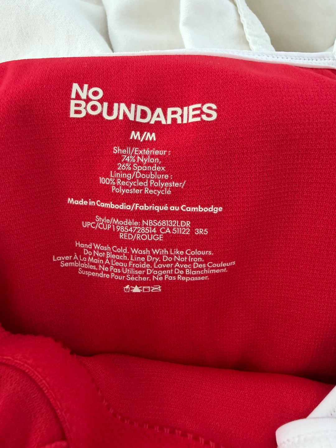 *NEW* No Boundaries Red One-Piece Swimsuit M - photo 4