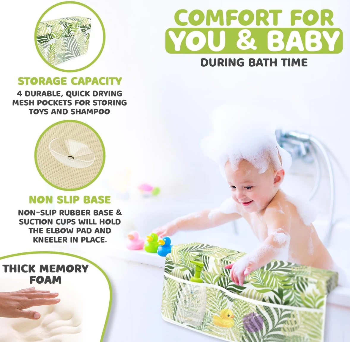 Baby Bath Kneeler and Elbow Rest Set - photo 3