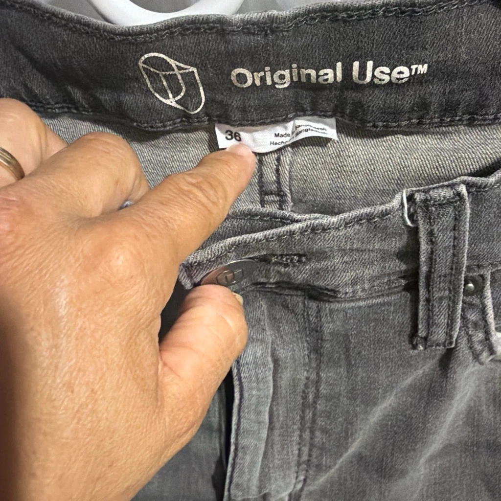 Original Use™ Men's Gray Denim Shorts Size 36 - photo 2