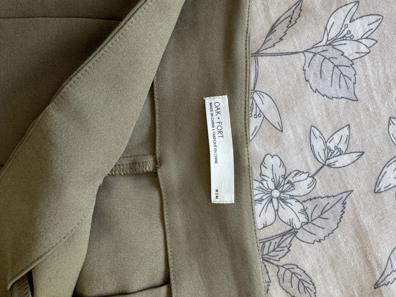 OAK + FORT Split Hem Flare Pants - photo 3