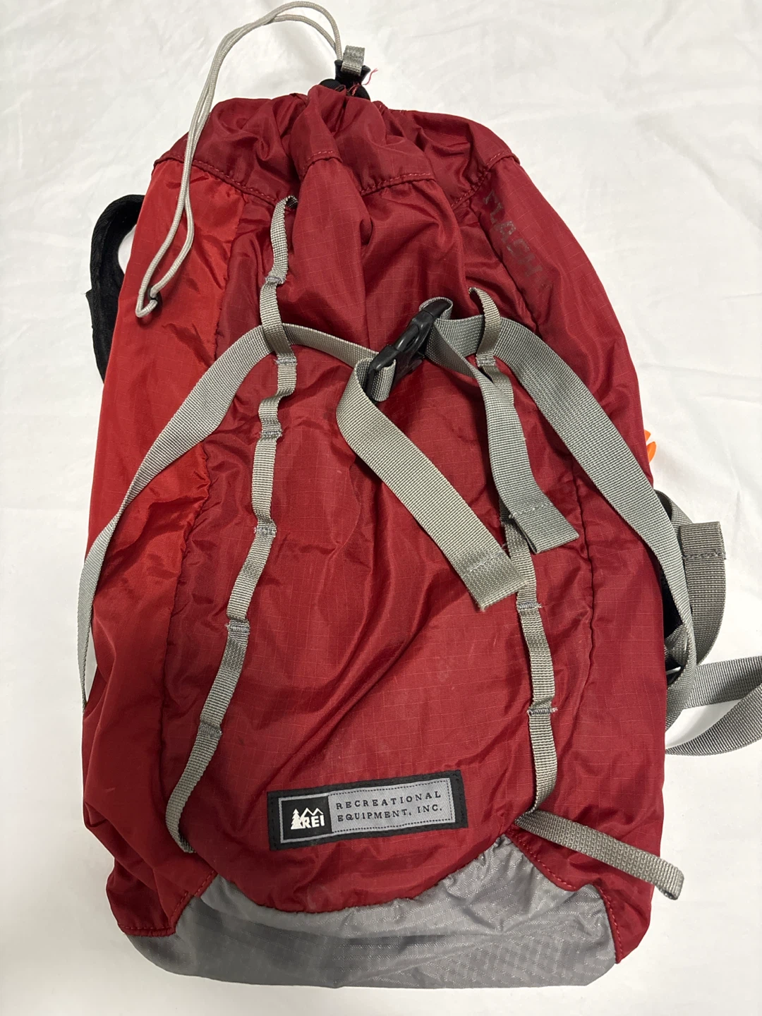 REI Red Nylon Packable Daypack Backpack - photo 2