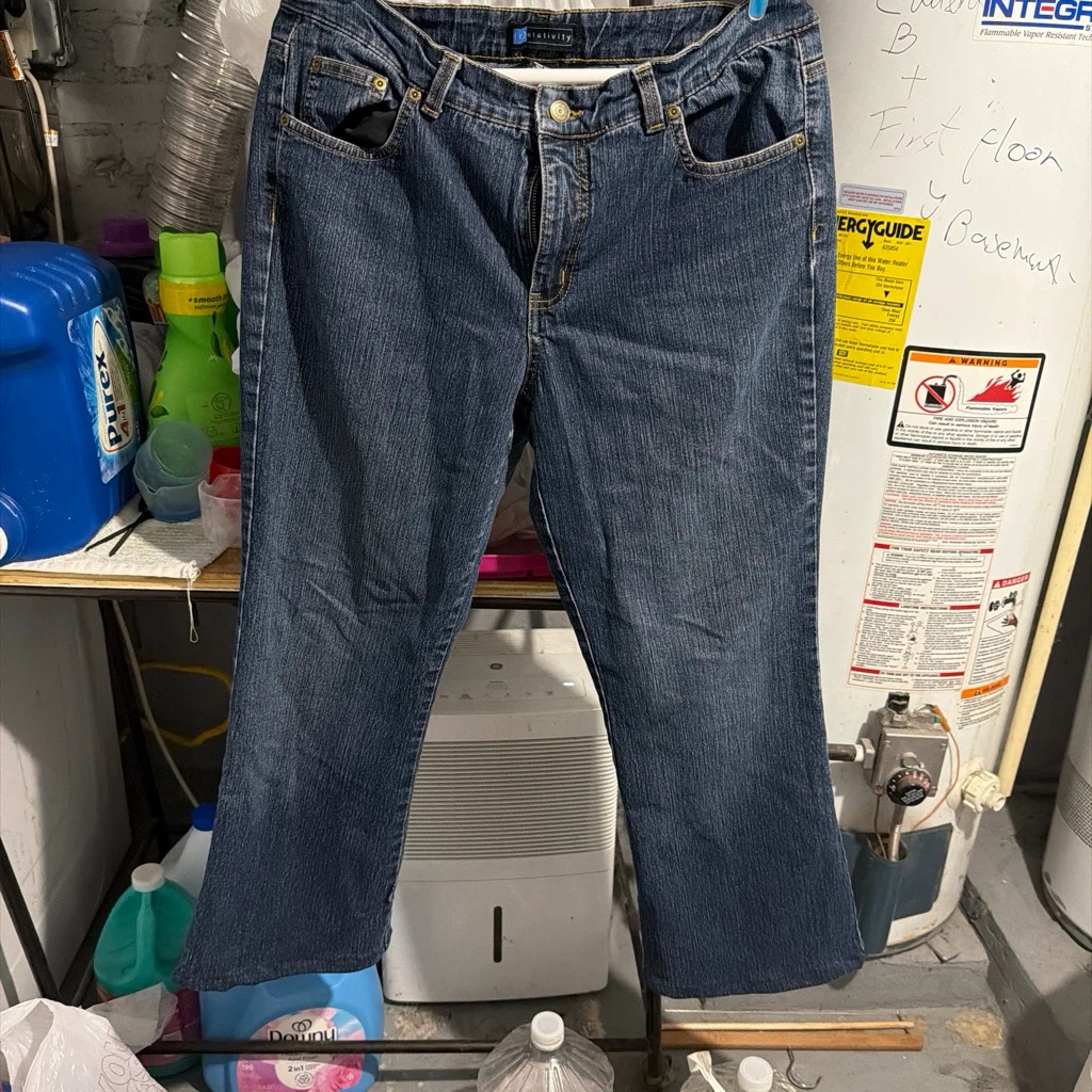 Relativity Women's Blue Denim Jeans Size 12