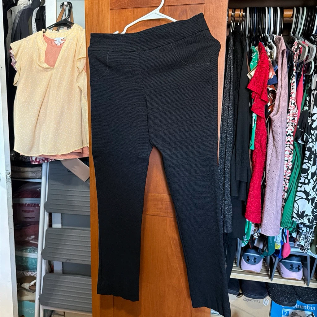 Erica Taylor Black Textured Pants - photo 4