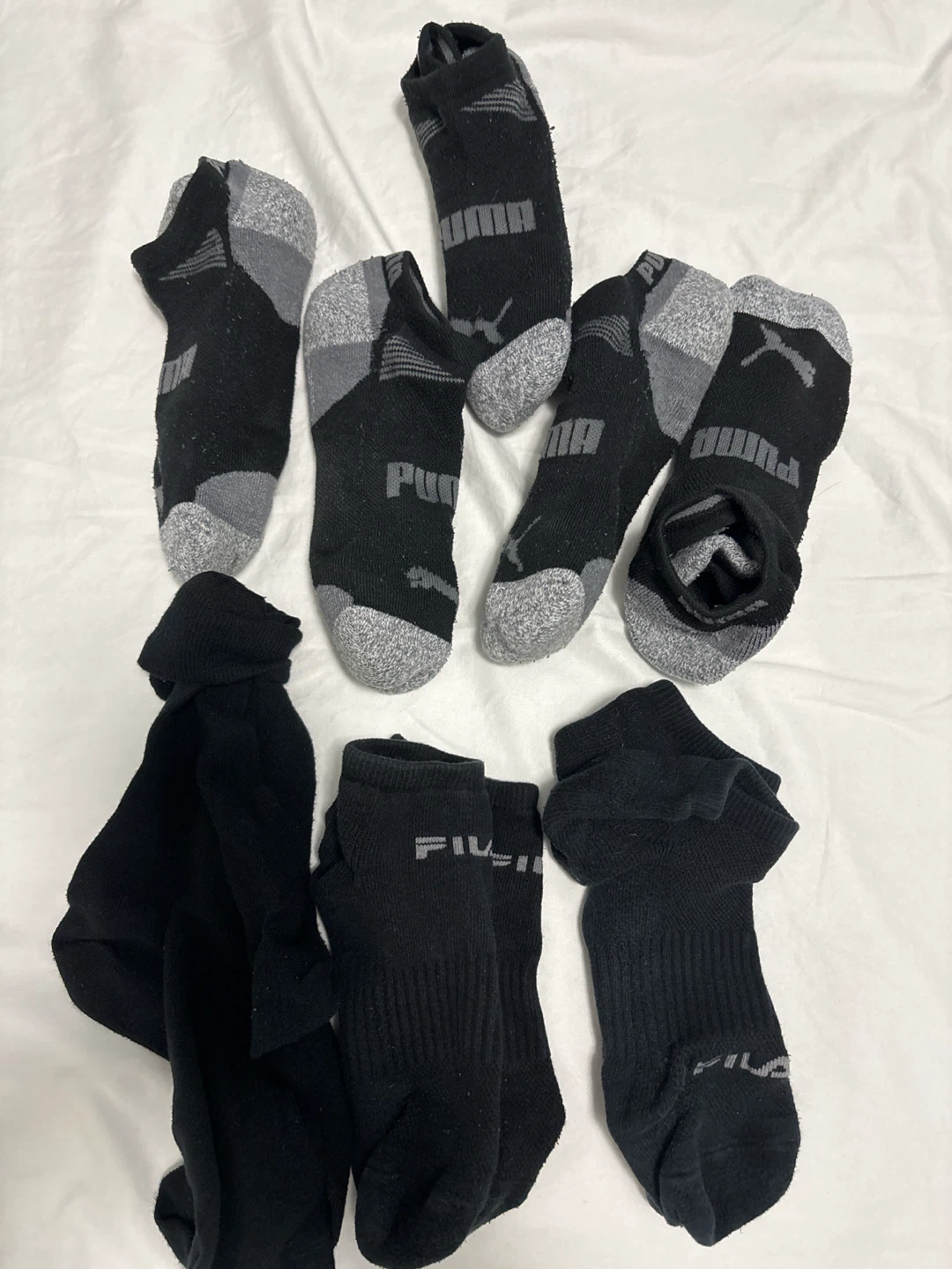Puma and Fila Socks - Bundle