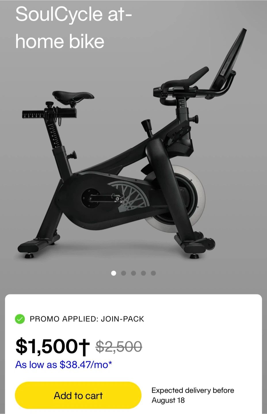 SoulCycle At-Home Bike - photo 4