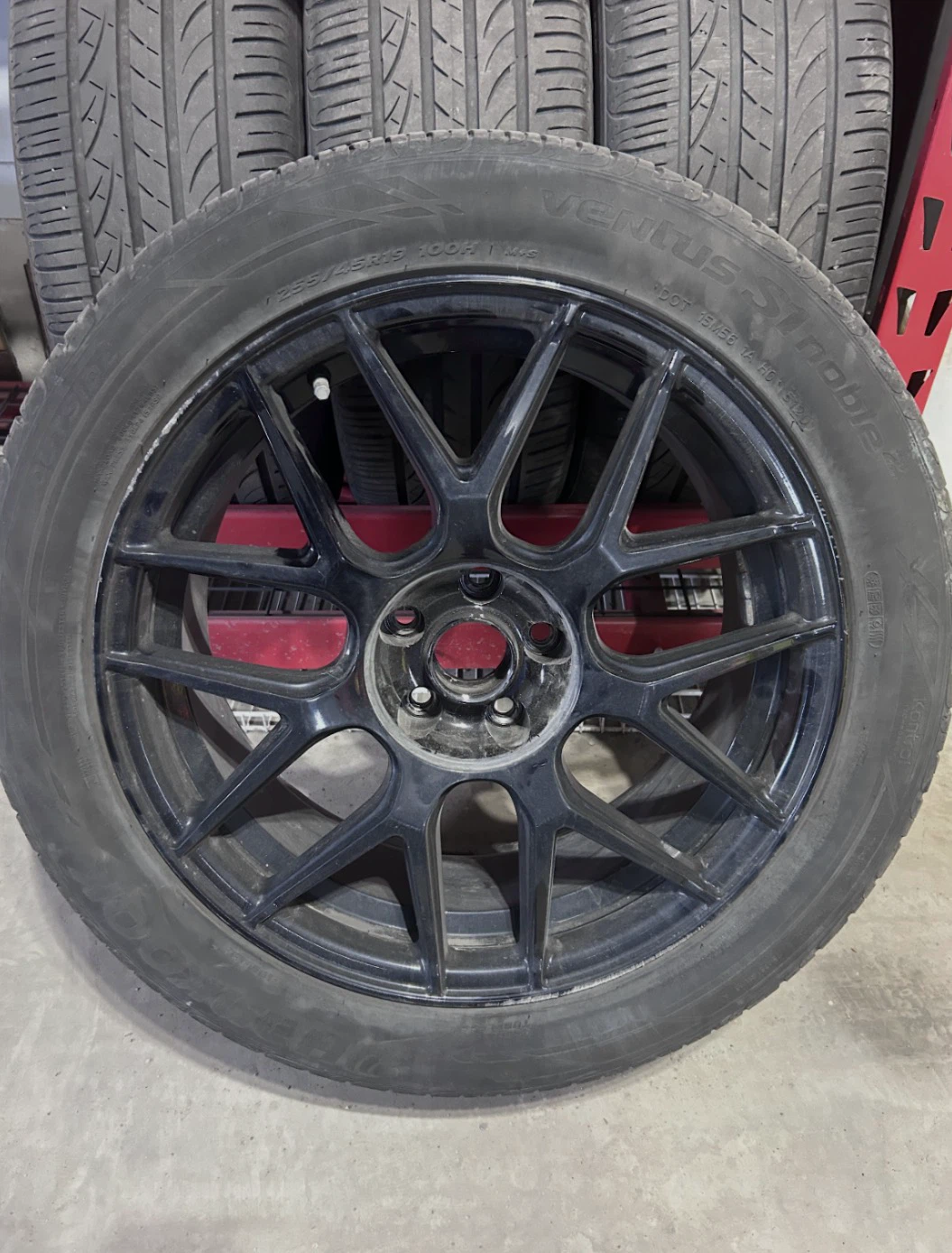 ART aluminum wheels and Hancock tires