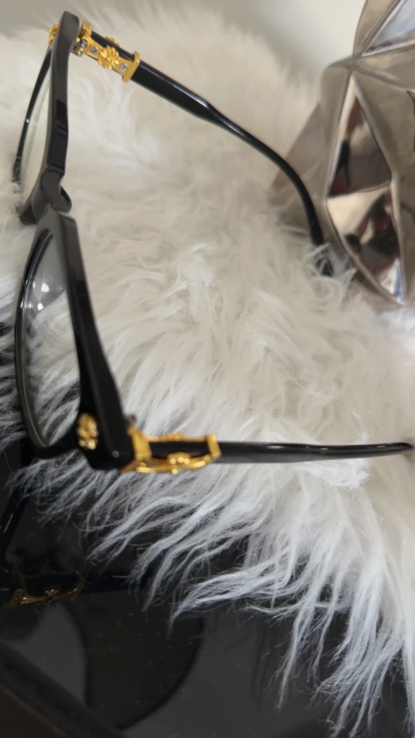 chrome heart style glasses