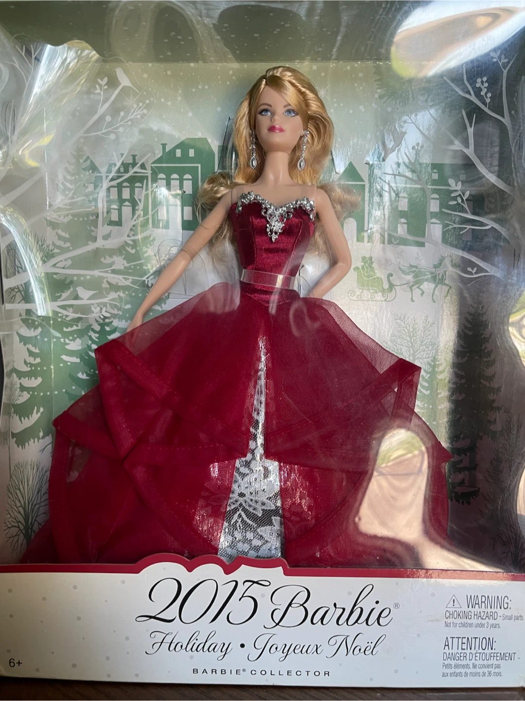 2015 Barbie Holiday Joyeux Noel Doll