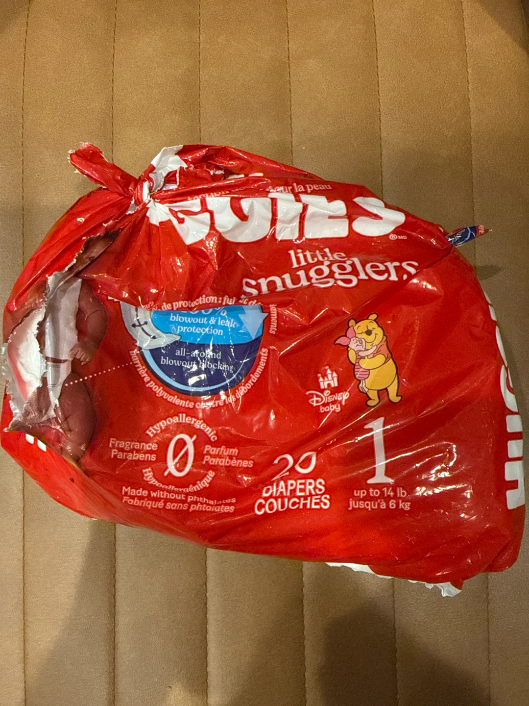 Pampers Little Snugglers Diapers - Size 1