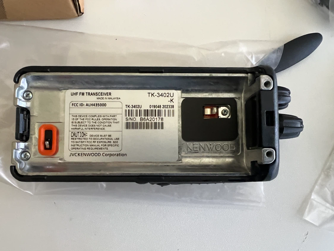 Kenwood ProTalk TK-3402U UHF FM Transceiver Two-Way Radio - photo 3