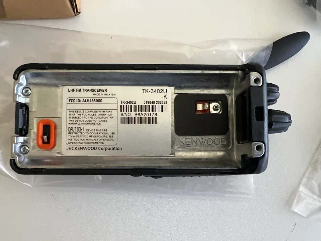 Kenwood ProTalk TK-3402U UHF FM Transceiver Two-Way Radio - photo 3