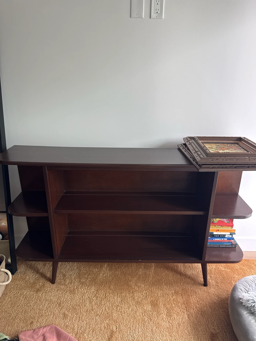 Mid-century entertainment center, book shelf, console - photo 2