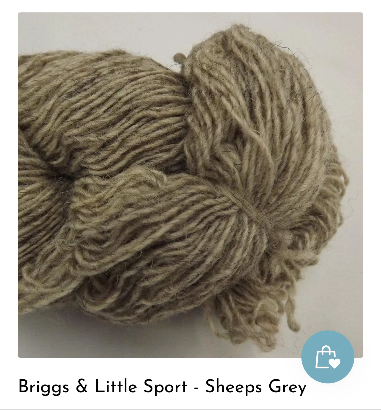 Briggs & Little Sport Yarn - Sheep's Grey
