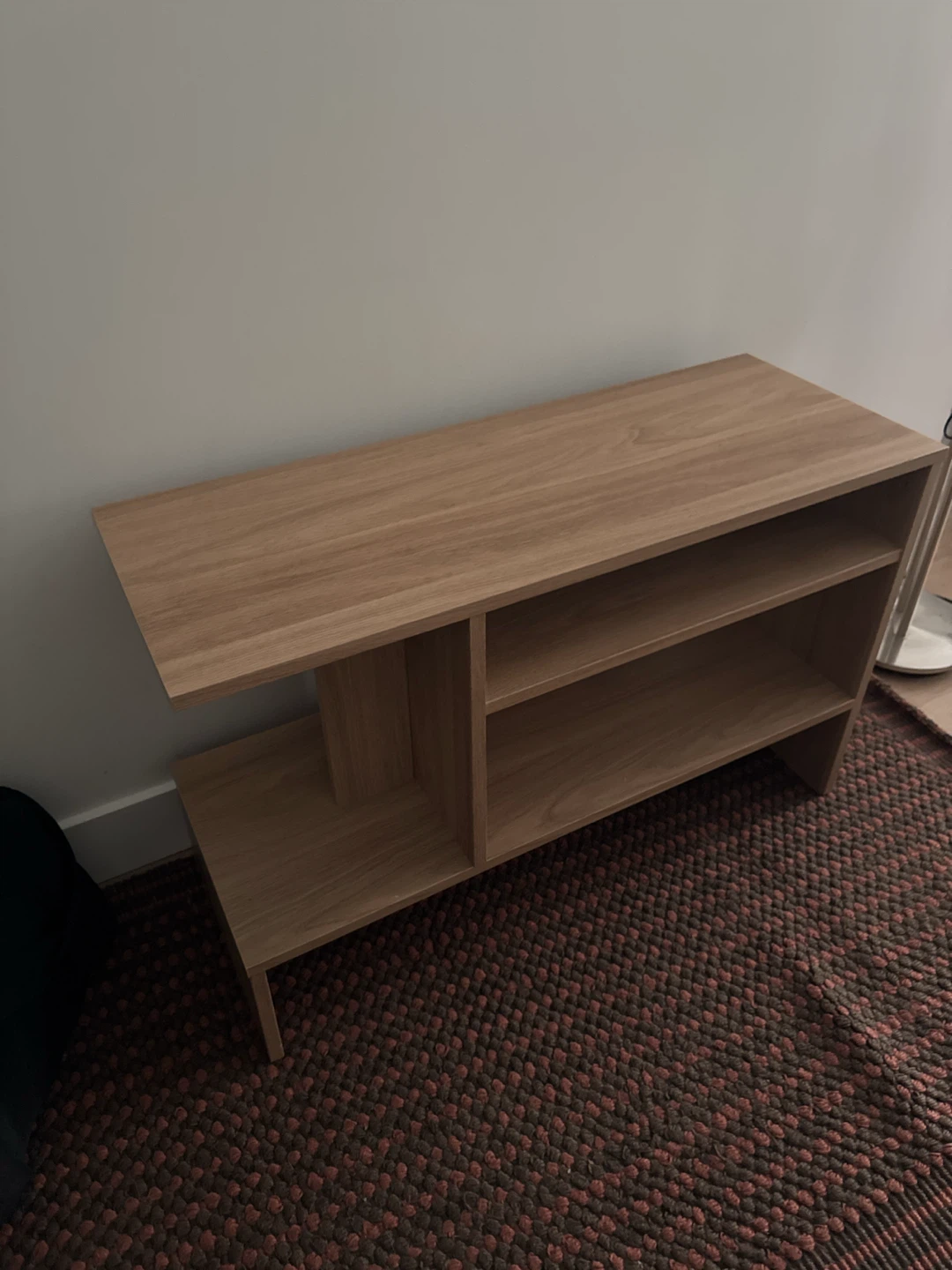 HOLMERUD Side table, oak effect, 80x31 cm