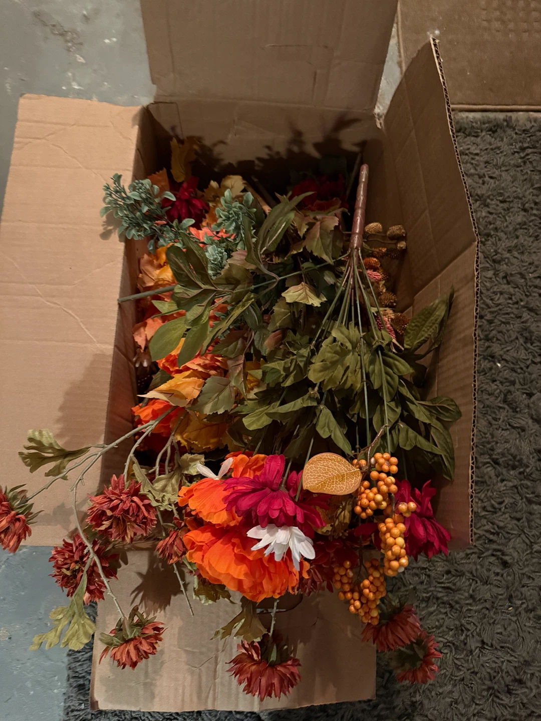 Assorted Artificial Fall Flowers