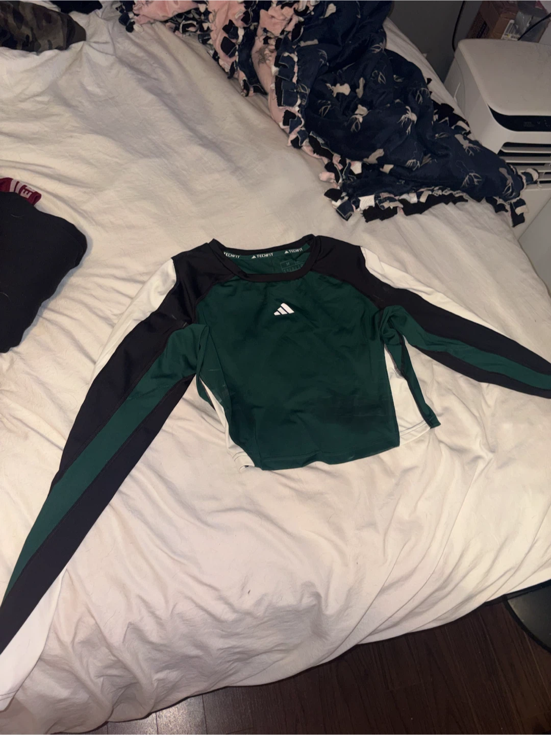 Adidas Techfit Long Sleeve Shirt - Size M - photo 2