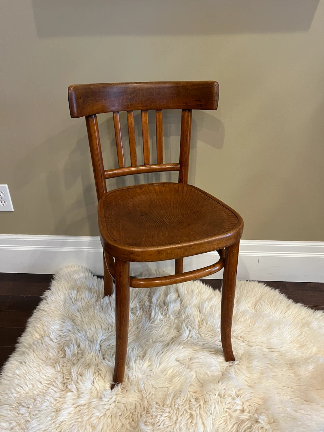 Rare Antique European Benwood Bistro Chair