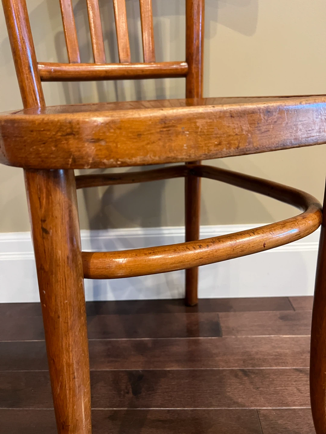 Rare Antique European Benwood Bistro Chair - photo 4
